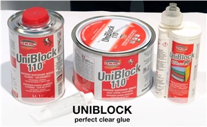 Uniblock 110 Color Superior Bicomponent Hybrid Adhesive in Cartridge