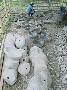 Batu Andesite River Stone Vessel Sink
