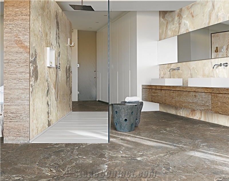 Onyx Bathroom Wall and Floor Tiles,Bath Renovation