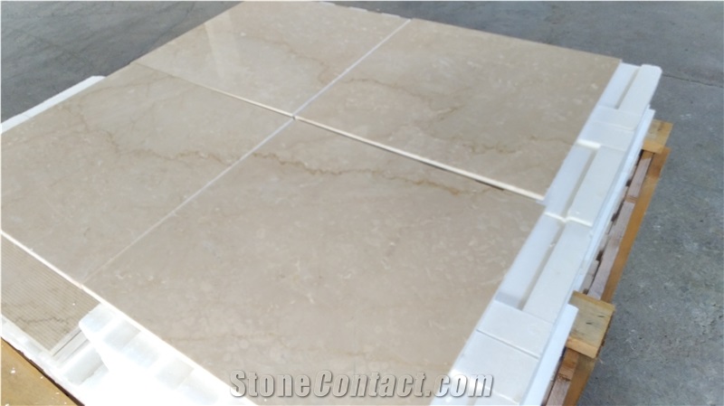 Botticino Semi Classico Marble Tiles 406X406X10 MM