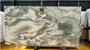 Green Lanscape Marble Slabs