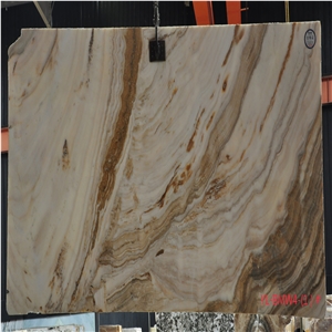 White Wood Vein Marble Slabs