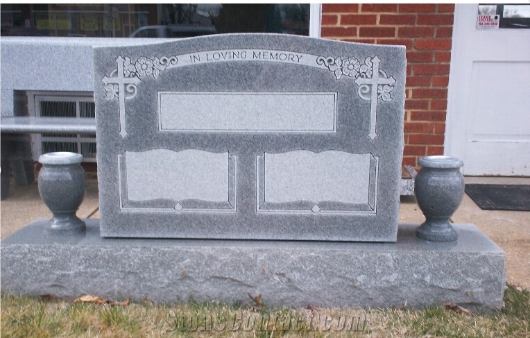 Sesame Grey Granite Monument & Tombstone