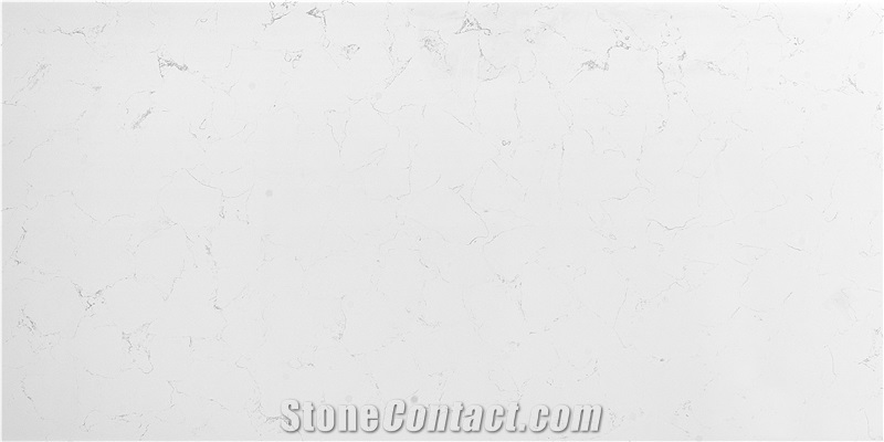 Artficial White Marble Solid Surface Quartz Stone