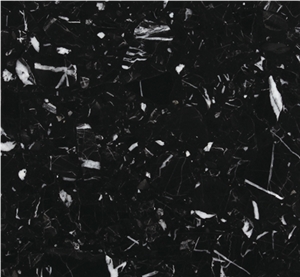 Black Flower Artificial Marble Stone Slab Floor