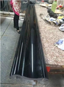 Black Marquina Marble Wall Molding,Floor Lines
