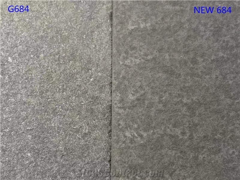 Brushed New G684 Basalt Floor Tile from Vietnam