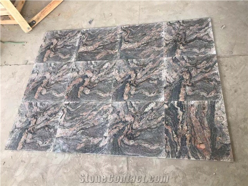 China Colombo Juparana Red Granite Floor Tile