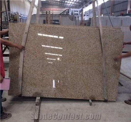 China G350 Bush Hammered Sun Gold Granite Floor Ti