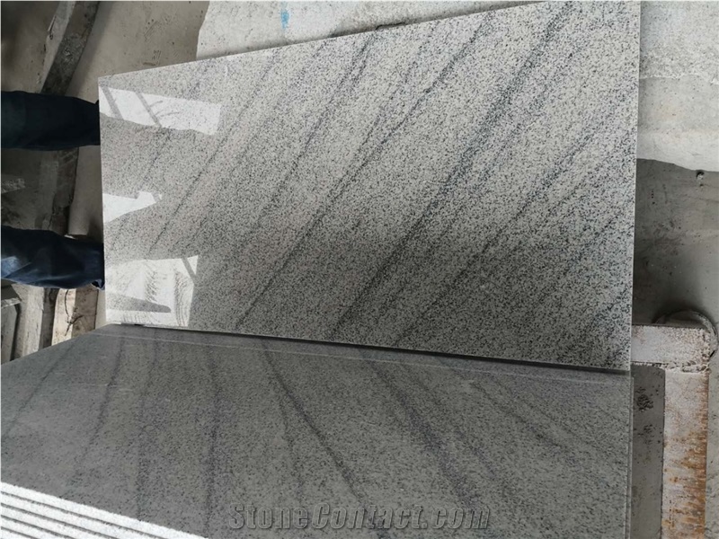China New Viscont White Granite Wall Slab Bookmatch