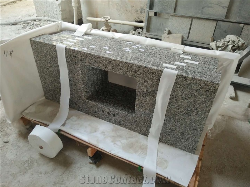 China Swan White Granite Slab Kitchen Custom Prefab Cut Cheap Price