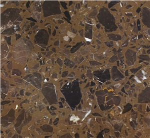 Coffee Moca Brown Artificial Marble Stone for Kitchen