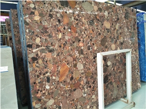 Colorful Red Stone Granite Big Slab, Flooring Tile