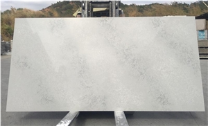 Concrete Marble Looking Silver Grey Quartz Solid Surface