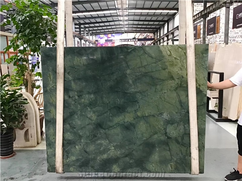 Fantasy Verde Dream Green Marble Tile Wall Caldding
