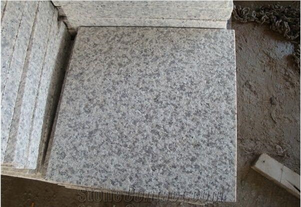 Flamed G655 White Granite Exterior Garden Floor Tile