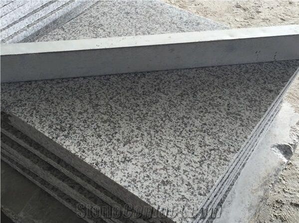 Flamed G655 White Granite Exterior Garden Floor Tile