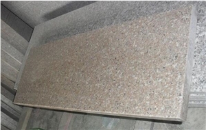 Flamed G681 Pink Granite Exterior Stair /Threshold