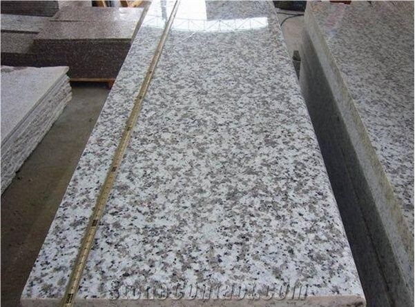 G439 Big White Desame Flower Granite Airpot Floor