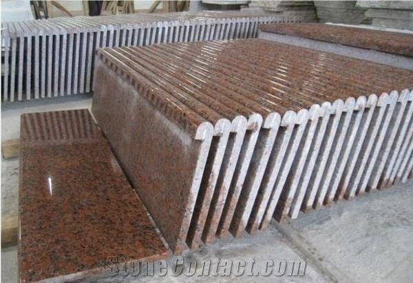 G562 Maple Red Granite Polished Stair / Threshold