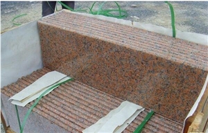 G562 Maple Red Granite Polished Stair / Threshold