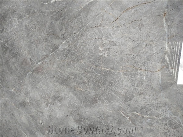 Galaxy Gray Marble Polished Kitchen Slab, Prefab Cut Bathroom Wall Tile