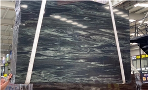 Galaxy Green Ocean Wave Granite Slab / Wall Cover