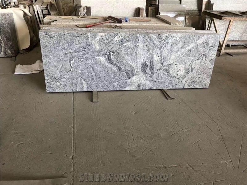 Grey Wave New Viscont White Granite Honed Wall Tile