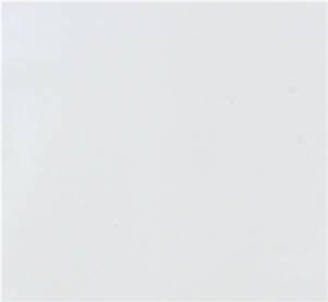 Honed Absolute Pure White Artificial Marble Stone