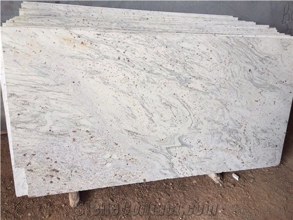 India Bianco River White Granite Polished Wall Tile