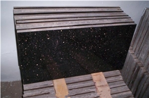 India Black Galaxy Nero Star Granite Floor Tile