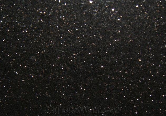 India Black Galaxy Star Granite Floor Tile,Slab
