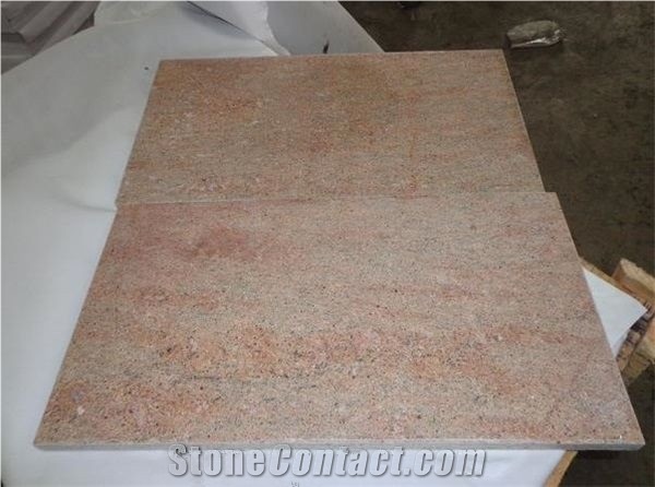 Kashmir Gold Granite Polished Floor / Wall Tiles