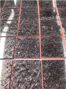 Leathered Matrix Black Granite Wall Panel Tiles