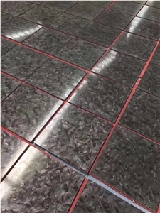 Leathered Matrix Black Granite Wall Panel Tiles