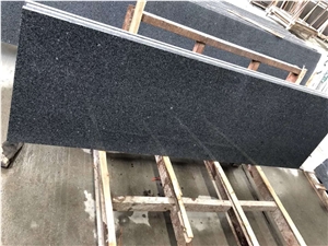New G654 China Black Sesame Granite Tiles Flooring