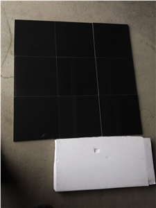 New Shanxi Black Granite Polished Tile Flooring