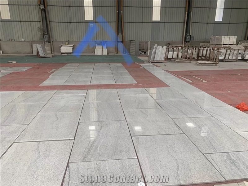 New Viscont Grey Wave Granite Floor Wall Tiles Panel