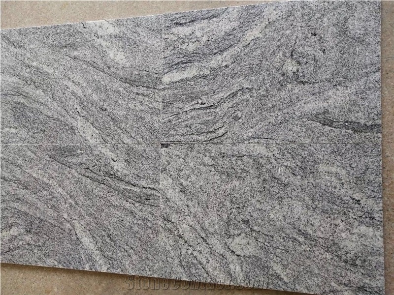 New Viscont White Grey Wave Granite Tiles