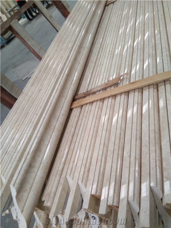 Ouman Beige Marble Building Material Wall Lines,Molding