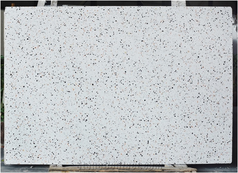 Sf-008 Crystal Terrazzo Stone Floor Wall Slab Tile