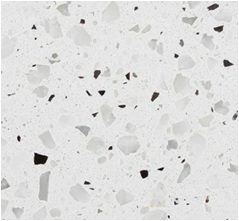 Sf-G003 White Floor Wall Terrazzo Stone Slab Tile