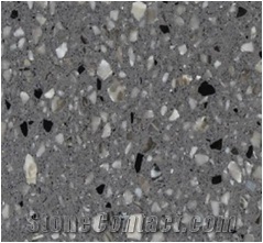 Sf-U001 China Grey Chips Terrazzo Tile Floor /Wall