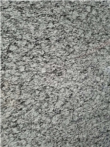 Spray White Wave Grey Granite Slab for Ktichen