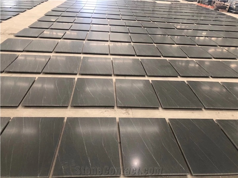 Virginia Black Mist Granite Honed Wall Floor Tiles