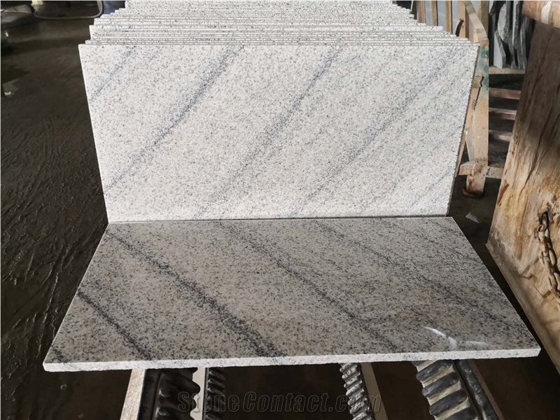 Viscont White Granite Grey Wave Wall Masonary Panel Tiles