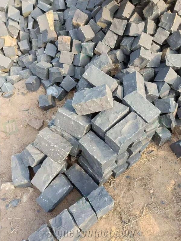Andesite Cubestone Zhangpu Black Basalt Pavers