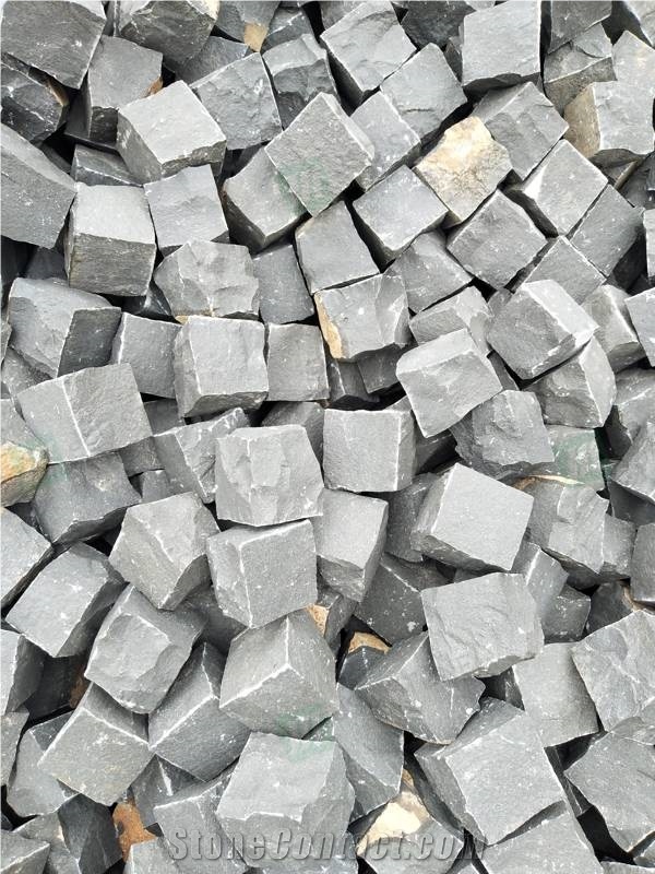 Andesite Cubestone Zhangpu Black Basalt Pavers