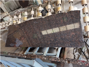 Factory Manufacturer Tan Brown Granite Slabs Tiles