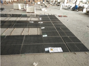 Indian Steel Grey Granite Floor Tiles